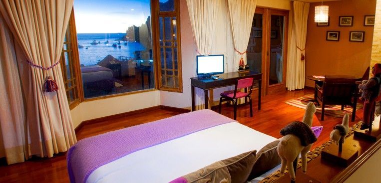 Hôtel Rosario del Lago – chambre