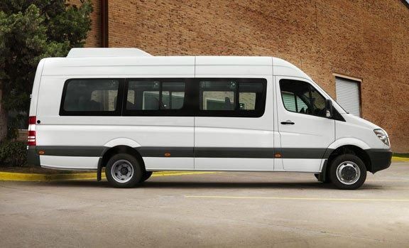 Sprinter Mercedes long - vue extérieure