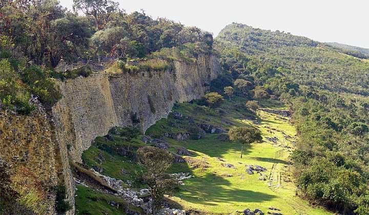 Kuelap, forteresse des Chachapoyas - mur