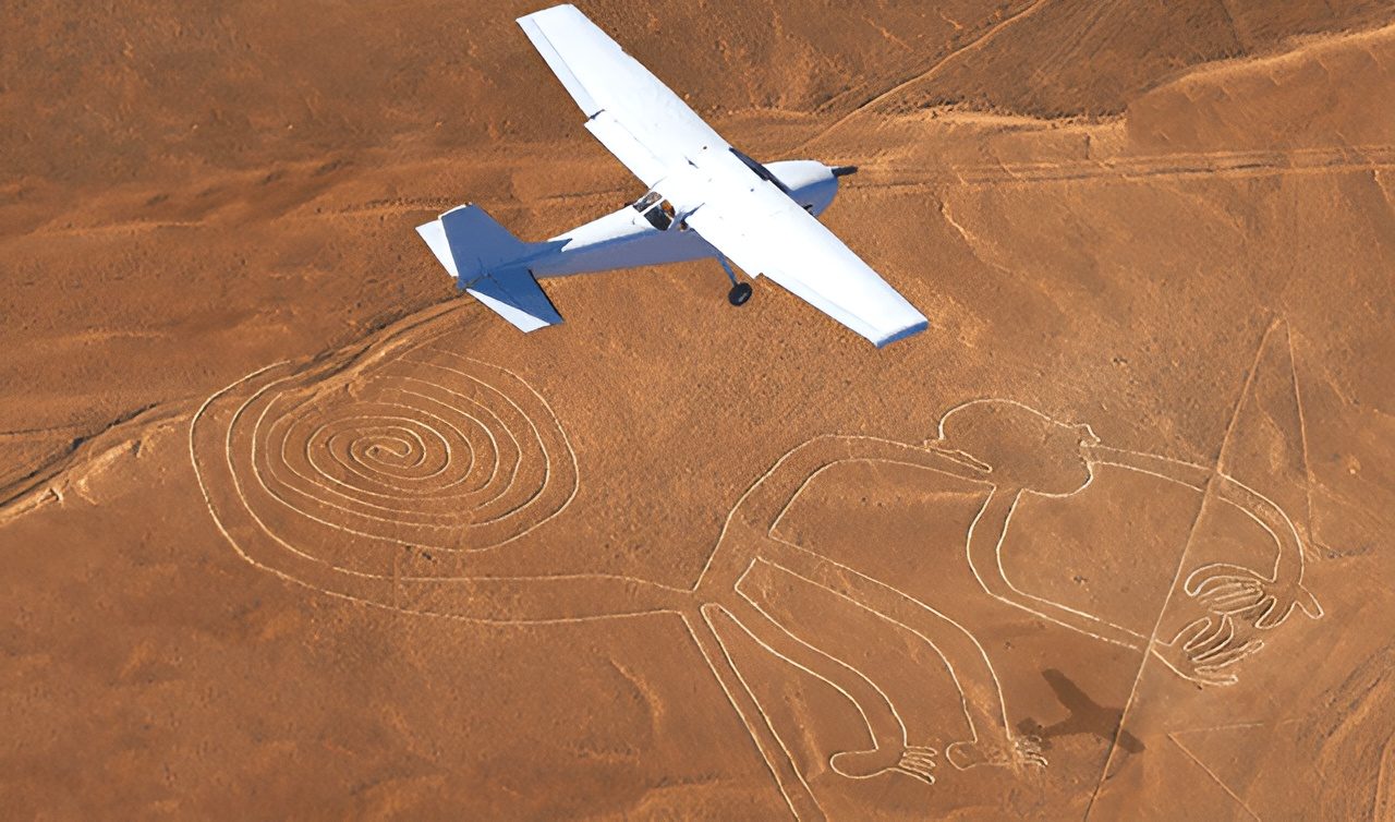 Survol en avion des lignes de Nazca
